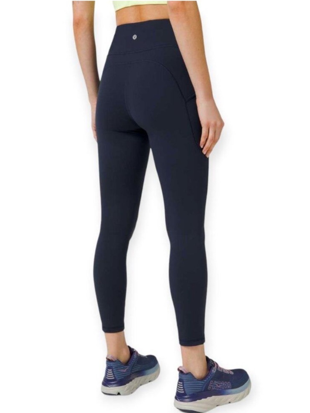 Lululemon Invigorate High-Rise Leggings 25" Size 4 Navy Athleisure Workout Gym